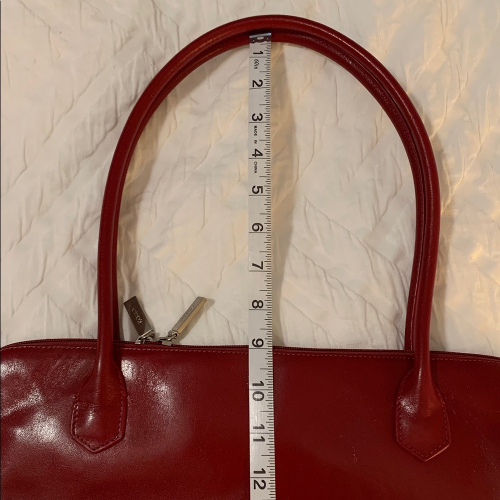 HOBO International red small shoulder bag Y2K leather classic - Picture 14 of 15